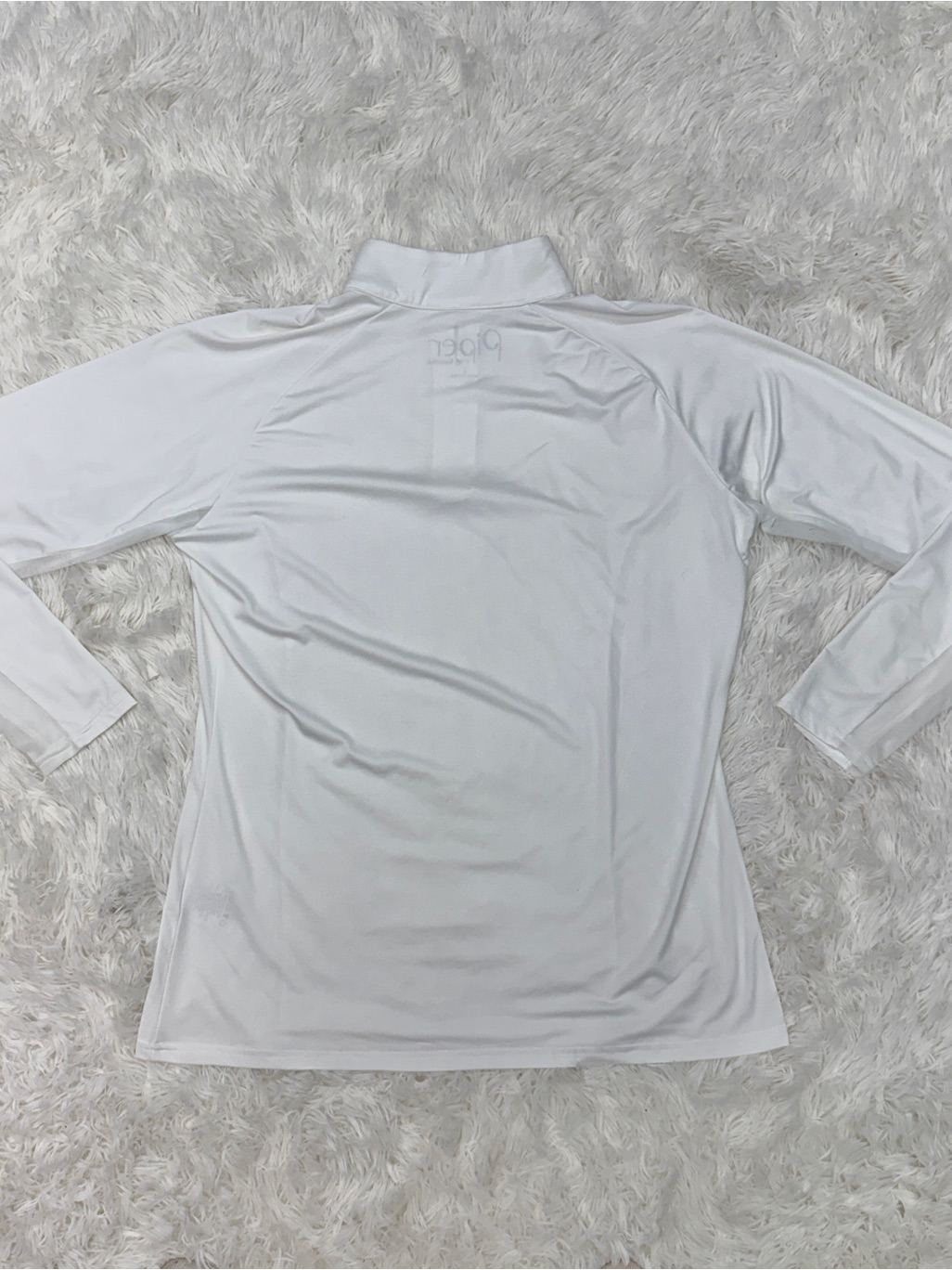 Nwot Women’s Large White Smartpak Long Sleeve Horseback Riding Sunshirt — image 3 of 4